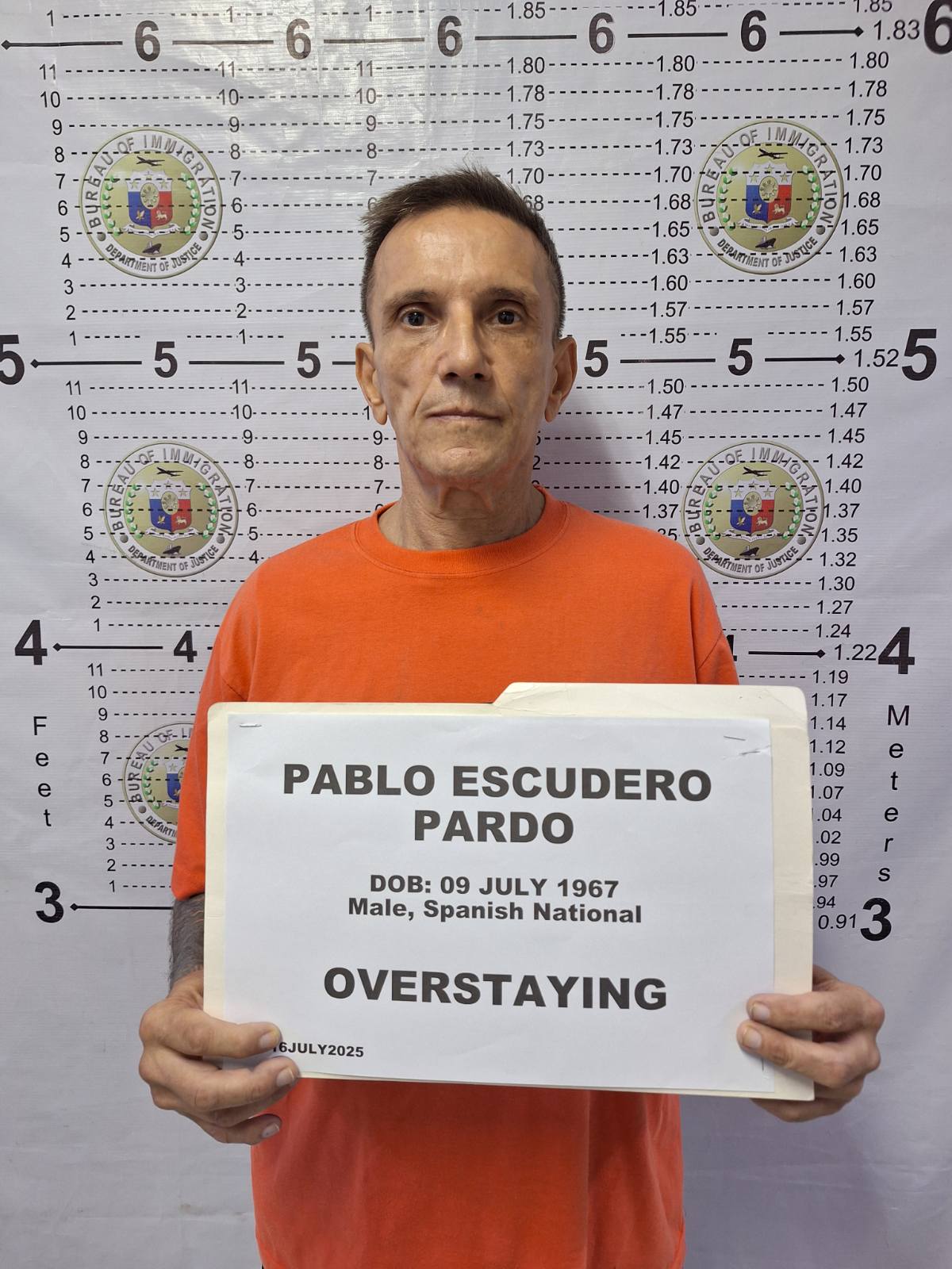 Overstaying Spanish man nabbed in Pasig for abuse