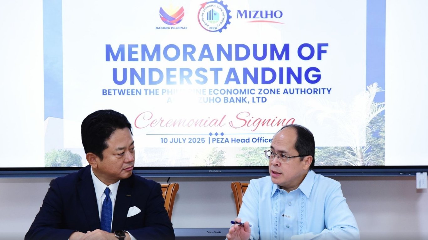 Mizuho Bank named new PEZA investment partner