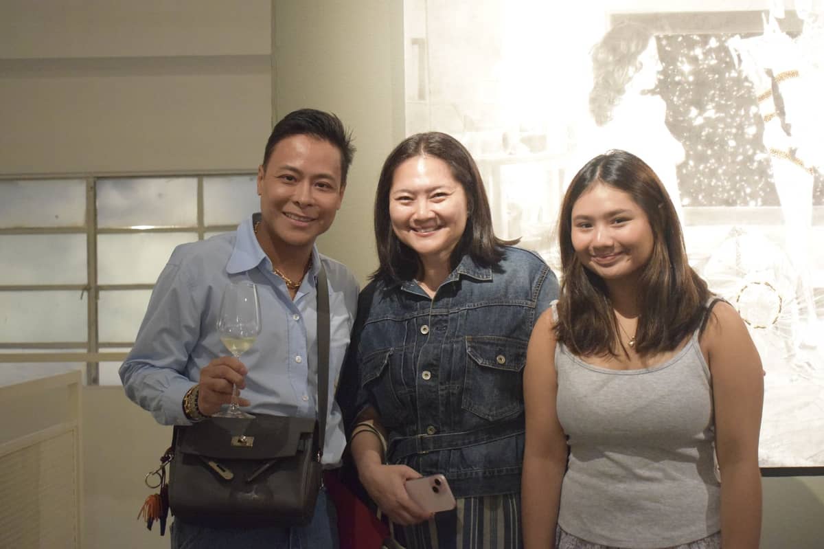 Dennis Robles, Nancy Irlanda with daughter.