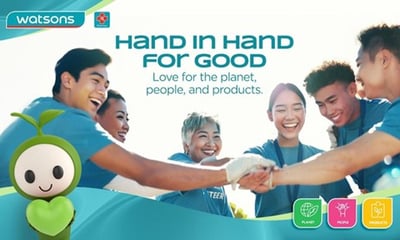 Watsons launches ‘Hand in Hand For Good’ campaign