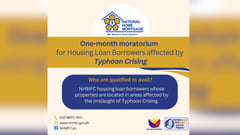 NHMFC grants payment relief for borrowers hit by Tropical Storm Crising