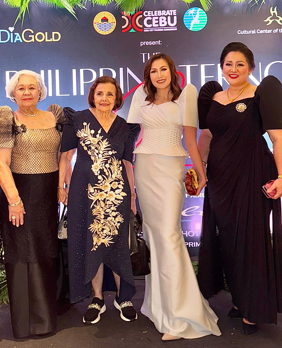 Annabelle Luym, Teresin Mendezona, Jaja Chiongbian-Rama and Maybelle Padillo.