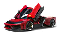 WITH its butterfly doors open, the F80 looks every bit futuristic.