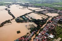 AN aerial view of areas affected by super typhoon ‘Karding’ in Bulacan, Nueva Ecija and Tarlac in this 26 September 2022 file photo.