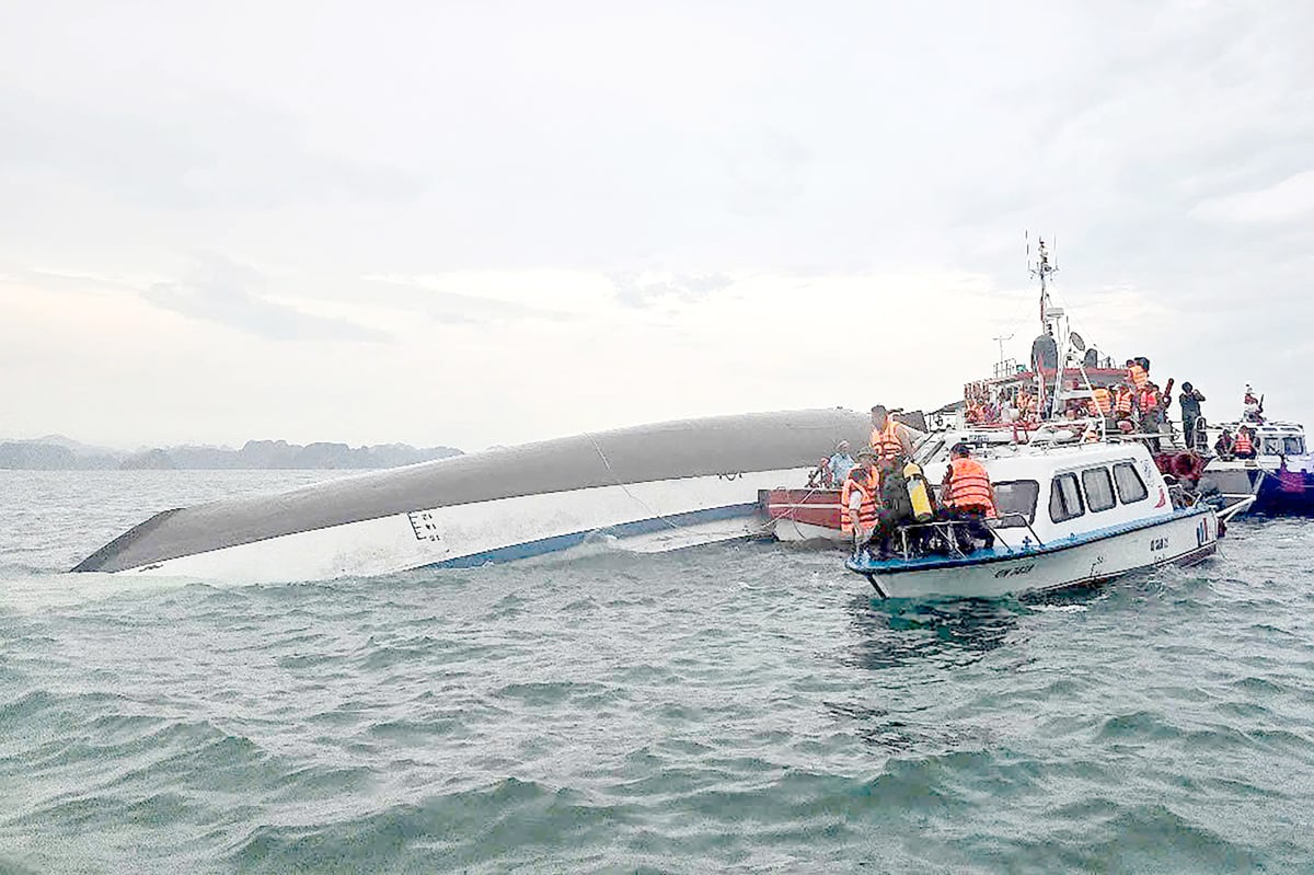Dozens dead after Vietnam tourist ferry sinks