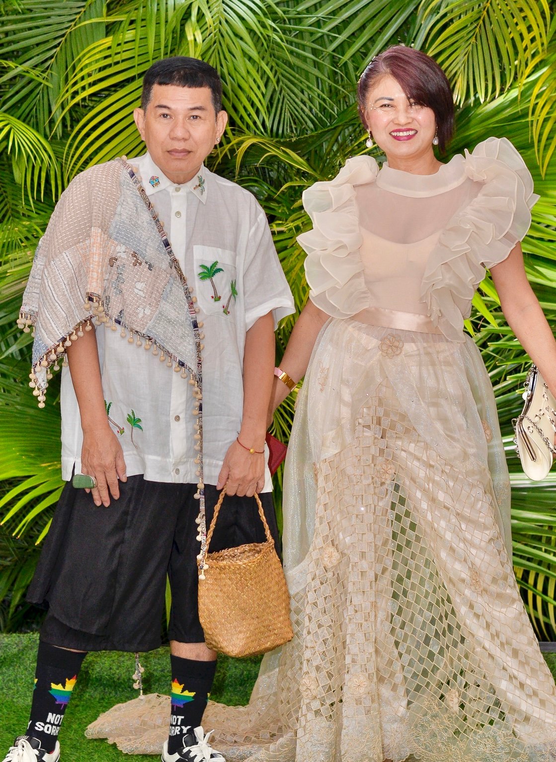 Romero Vergara and May Castañares.