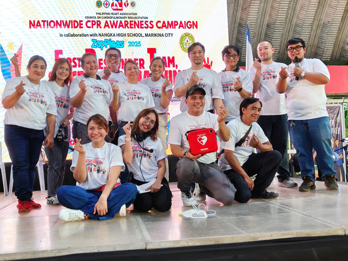 MASS teaching of CPR in Marikina City.