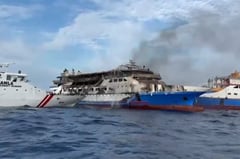 Indonesia ferry fire kills three, 568 rescued