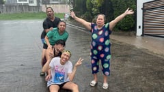 Vice Ganda skips work to play in the rain with mom