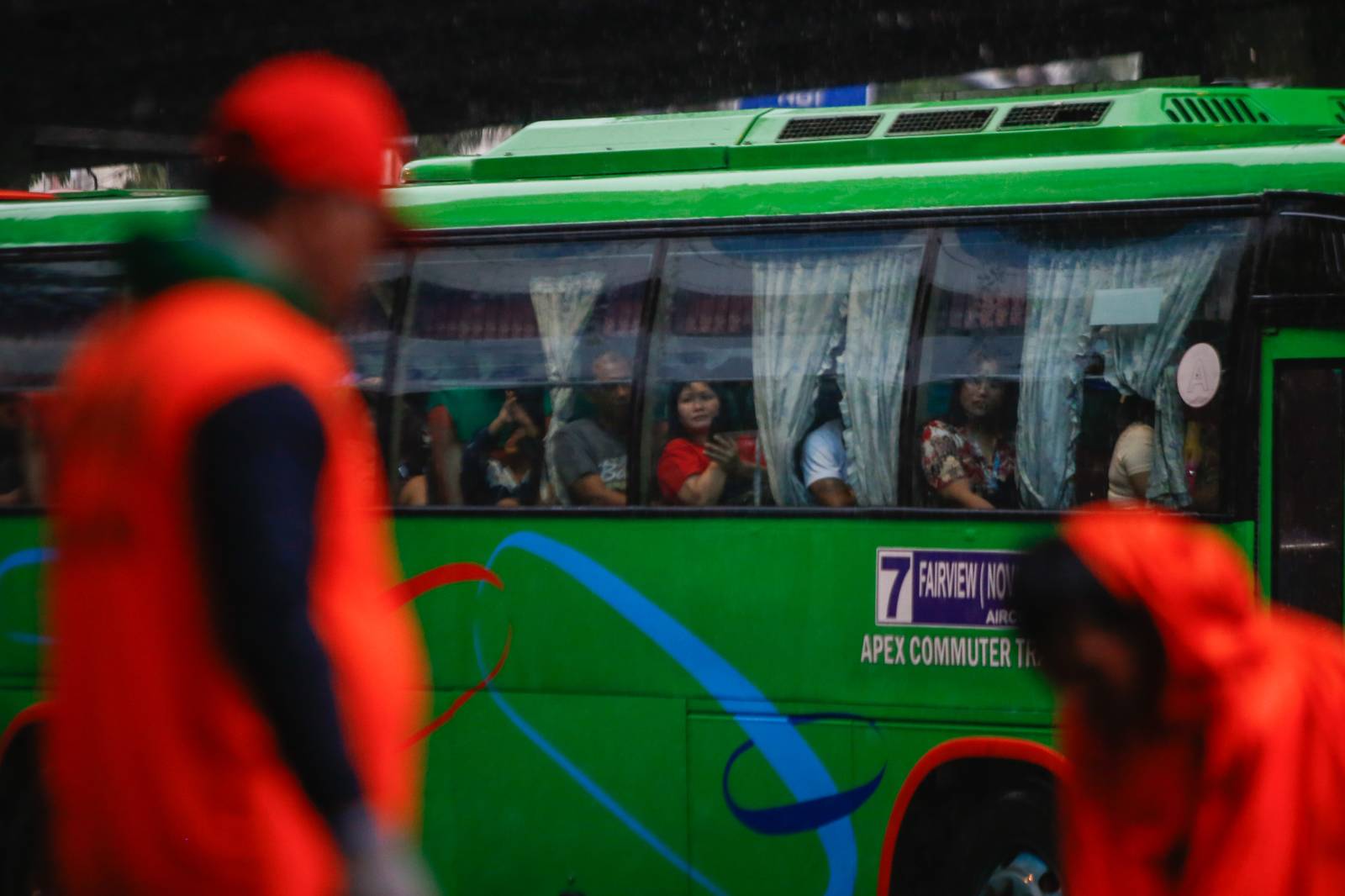 A gutter-deep flood swamps the corner of Taft Avenue and United Nations Avenue in Manila at 9:26 a.m. on Monday, 21 July, as authorities monitor a new low-pressure area within the Philippine Area of Responsibility.