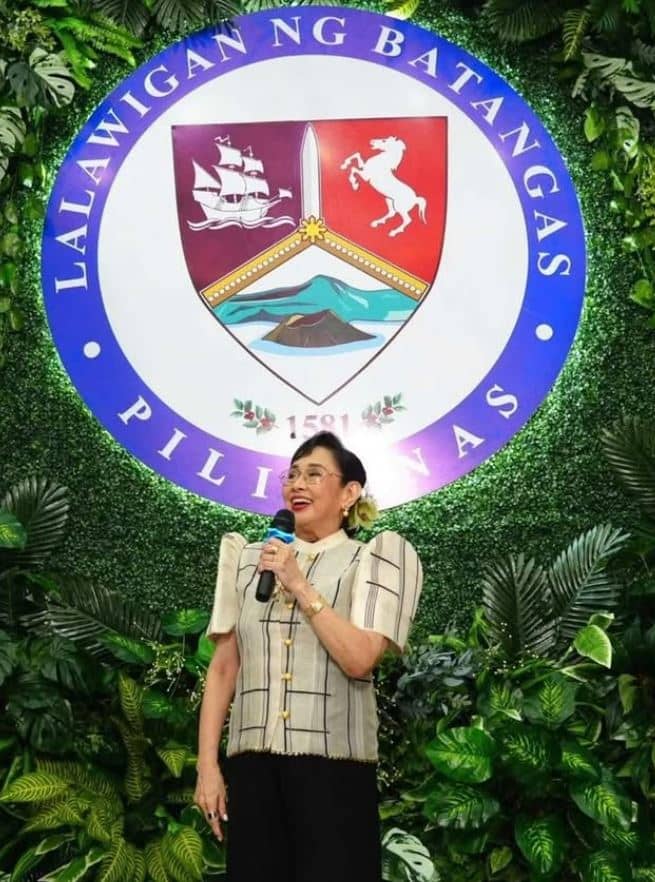 Batangas governor-actor Vilma Santos