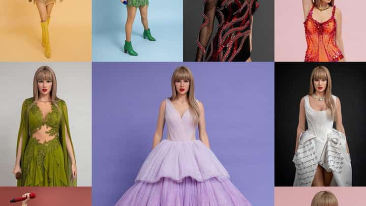 13 Taylor Swift detailed wax figures