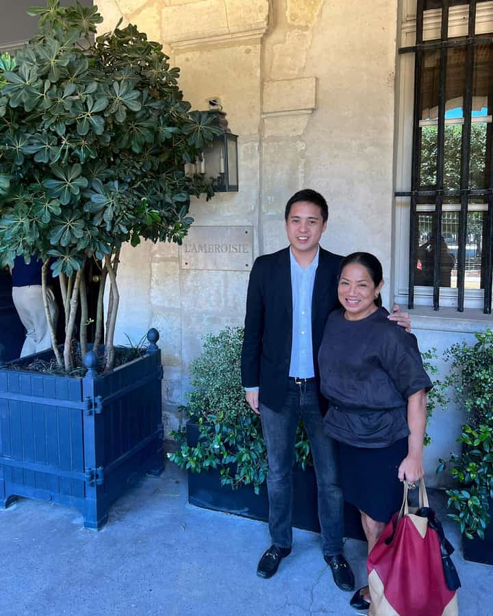 Chef Margarita Forés and Amado Forés.