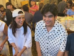 Mika Salamanca, Will Ashley volunteer at soup kitchens for typhoon victims