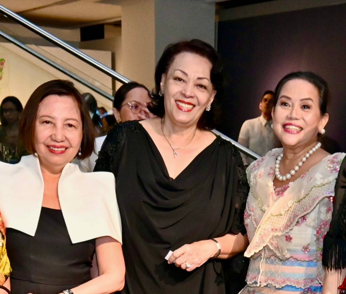Maribel Calma, Ping Valencia and Maymya Liechtenstein.