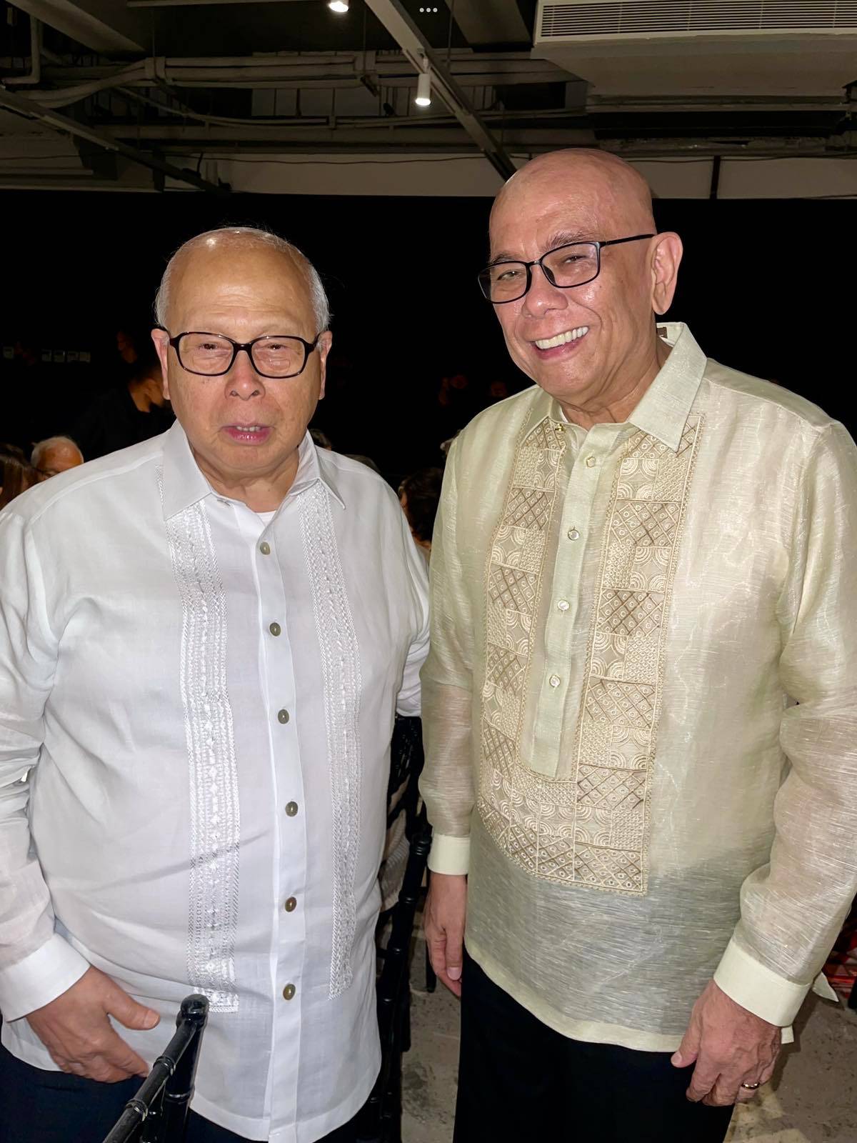 Ambassador Jesus Tambunting and Roberto ‘Bobby’ Alvarez.