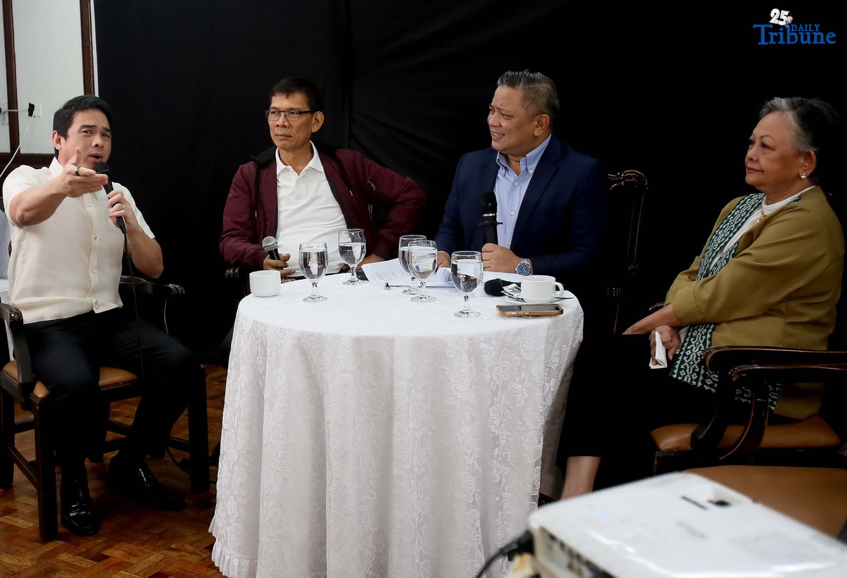 Angkas CEO George Royeca calls for transport modernization through technology and legislative action on the Motor Taxi Bill during the “Agenda: Bucket-List for SONA 2025” forum. He was joined by Partidong Lakas ng Masa Chairperson Leody de Guzman and Philippine Center for Islam and Democracy President Amina Rasul-Bernardo, who discussed wage hikes, labor conditions, and issues affecting the Muslim community. The forum brought together key voices ahead of President Ferdinand Marcos Jr.’s fourth State of the Nation Address.