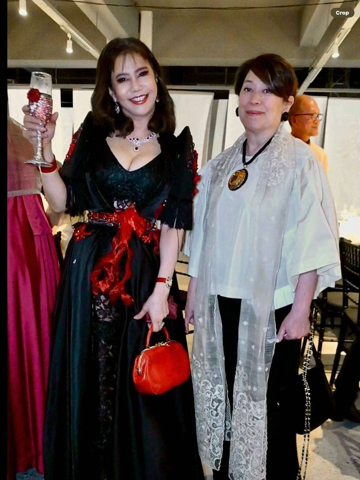 THE columnist and Doris Magsaysay-Ho.