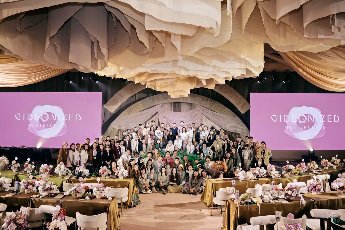 WORKSHOP with the master events designer Gideon Hermosa.