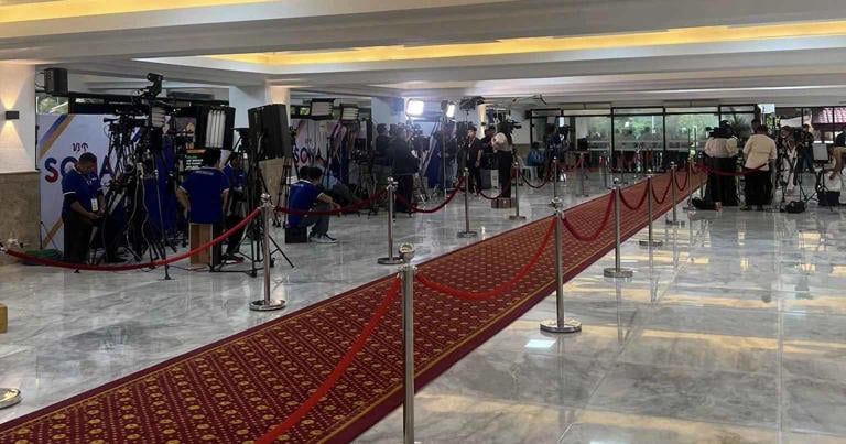 No red carpet at SoNA