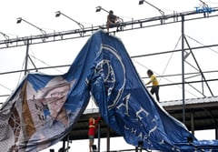'Emong' exits PAR; workers begin clearing outdoor ads
