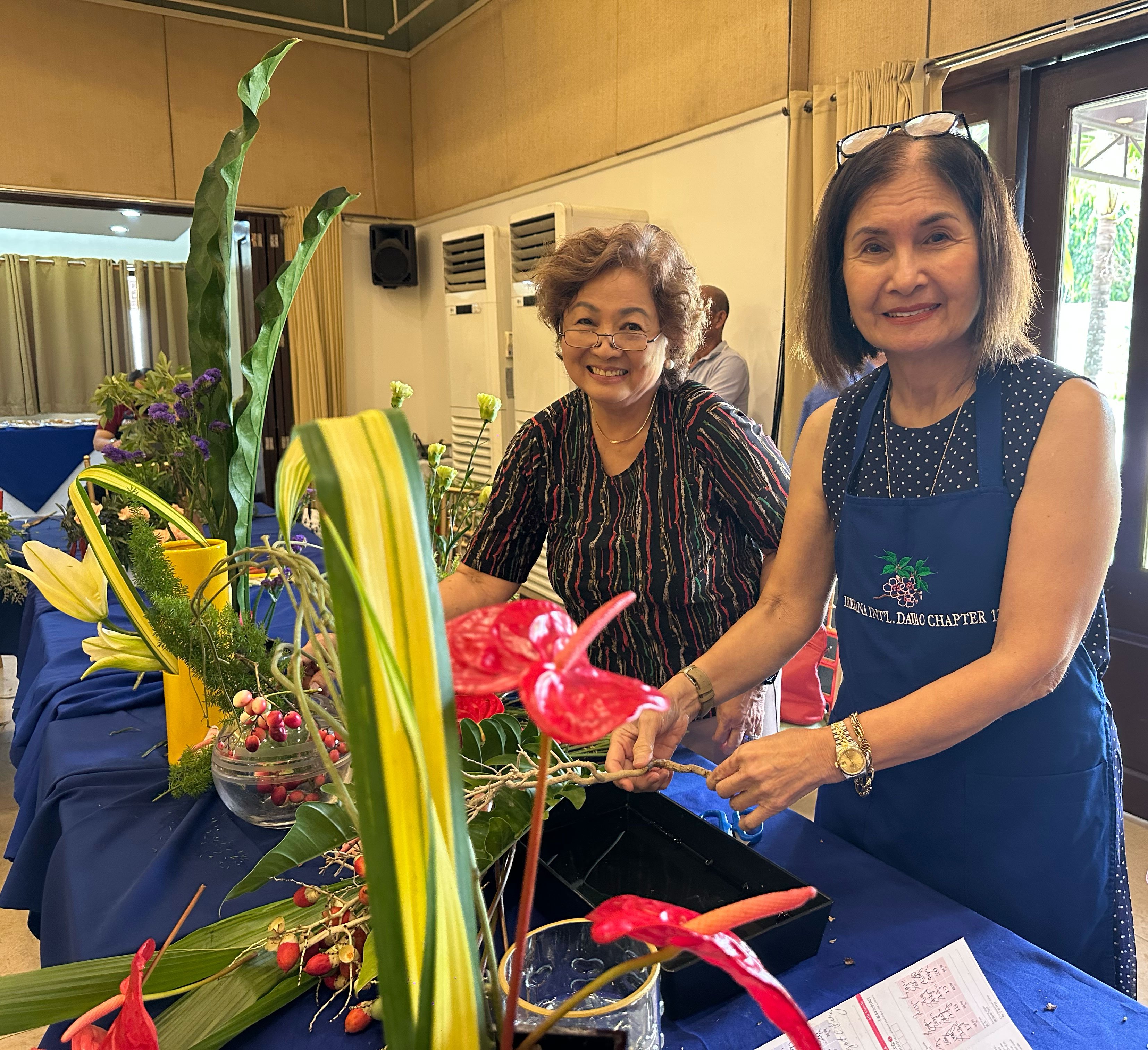 Cris Liu and Leticia dela Paz.