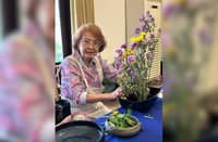 Ikebana International Davao Chapter 133 president Leticia Averion.