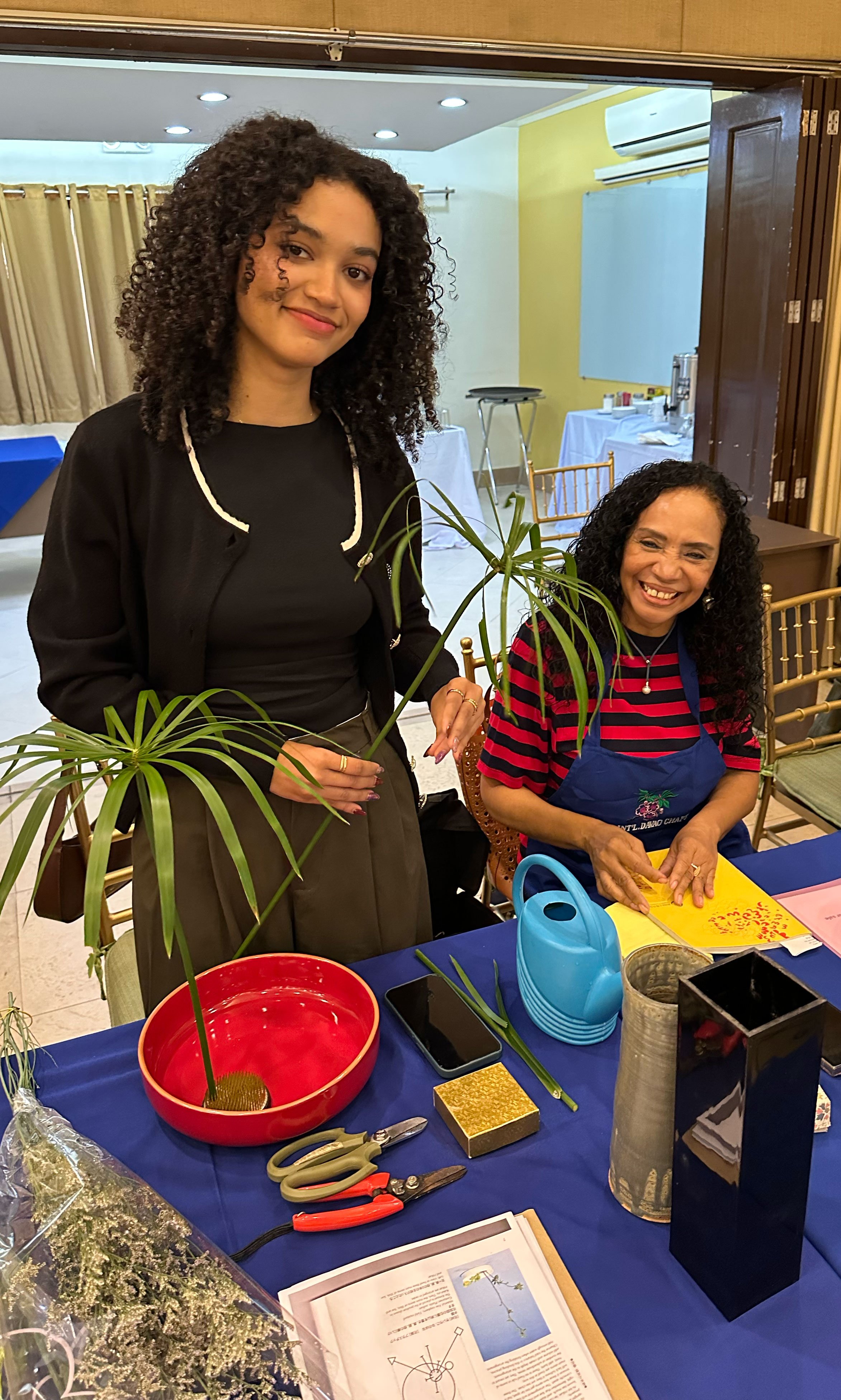 Danney Barnett (right) and daughter Zuri.