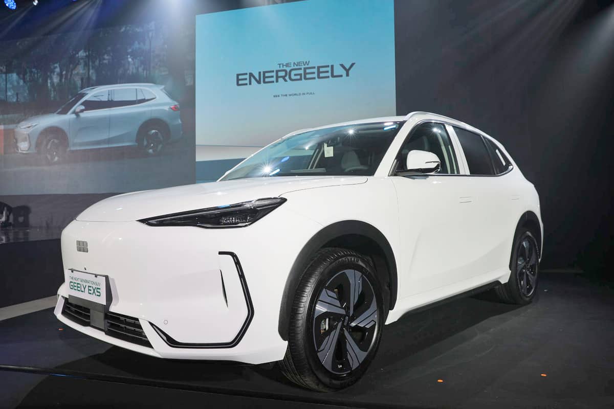 AT the launch, the Geely EX5 showcased its futuristic vibe and tech-loaded cabin.