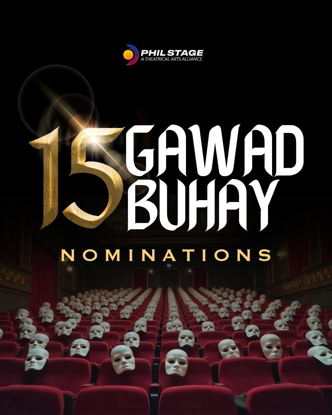 Stage excellence spotlighted: 15th Gawad Buhay! unveils 2024 top theater contenders