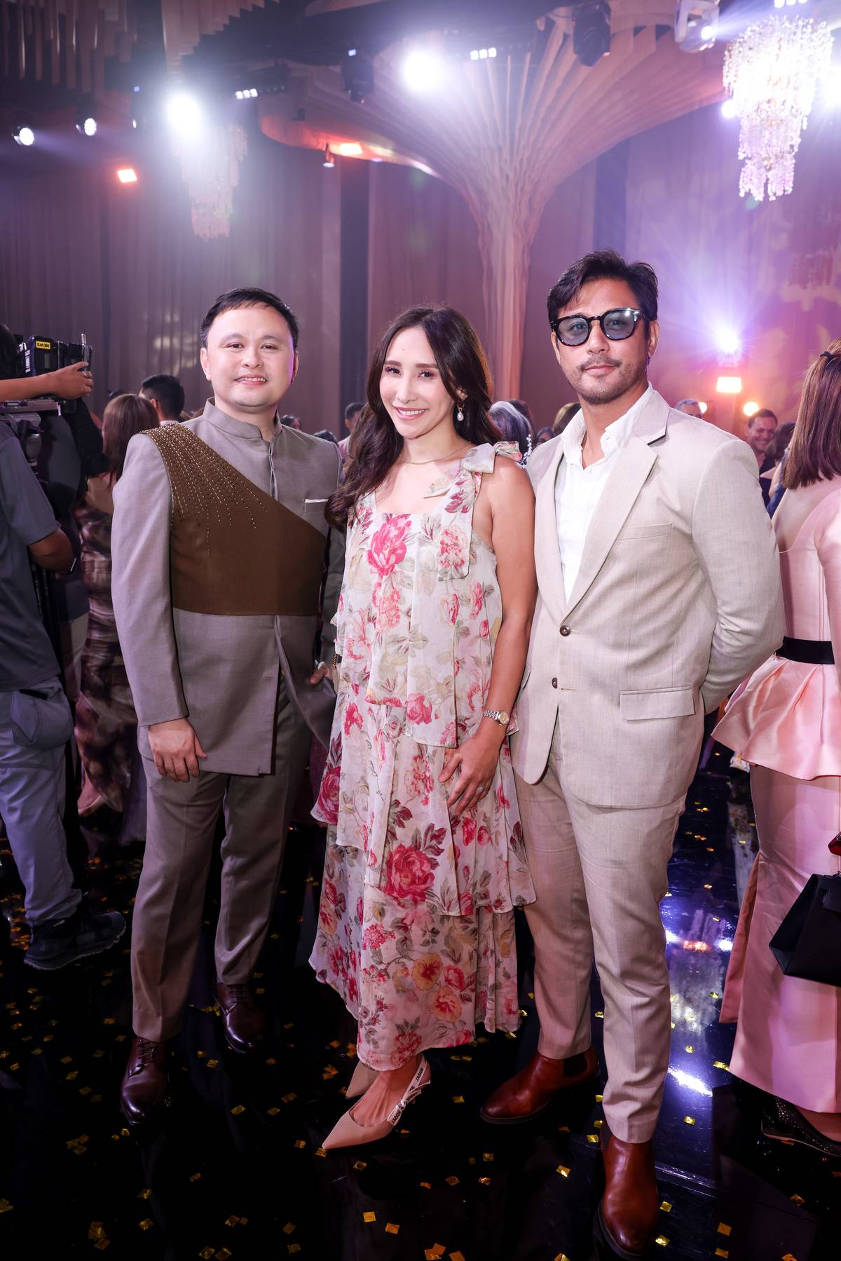 Archie Nicasio, Melissa Gohing and Rocco Nacino.