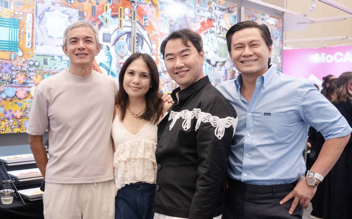 Junjun and Margs Lopez, Tedrick Yau and Robbie Santos.