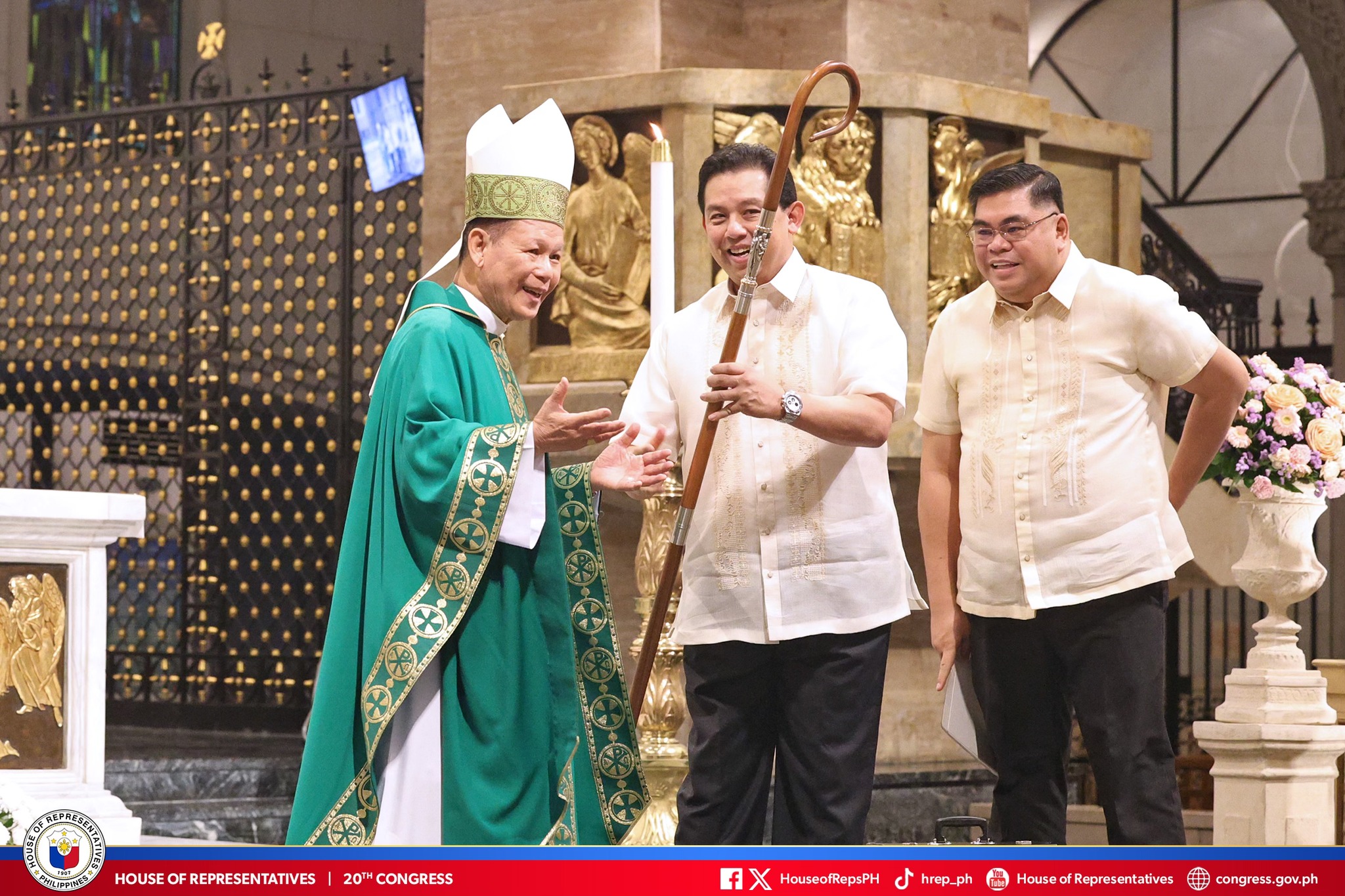 Romualdez, reps attend Mass before 20th Congress opens
