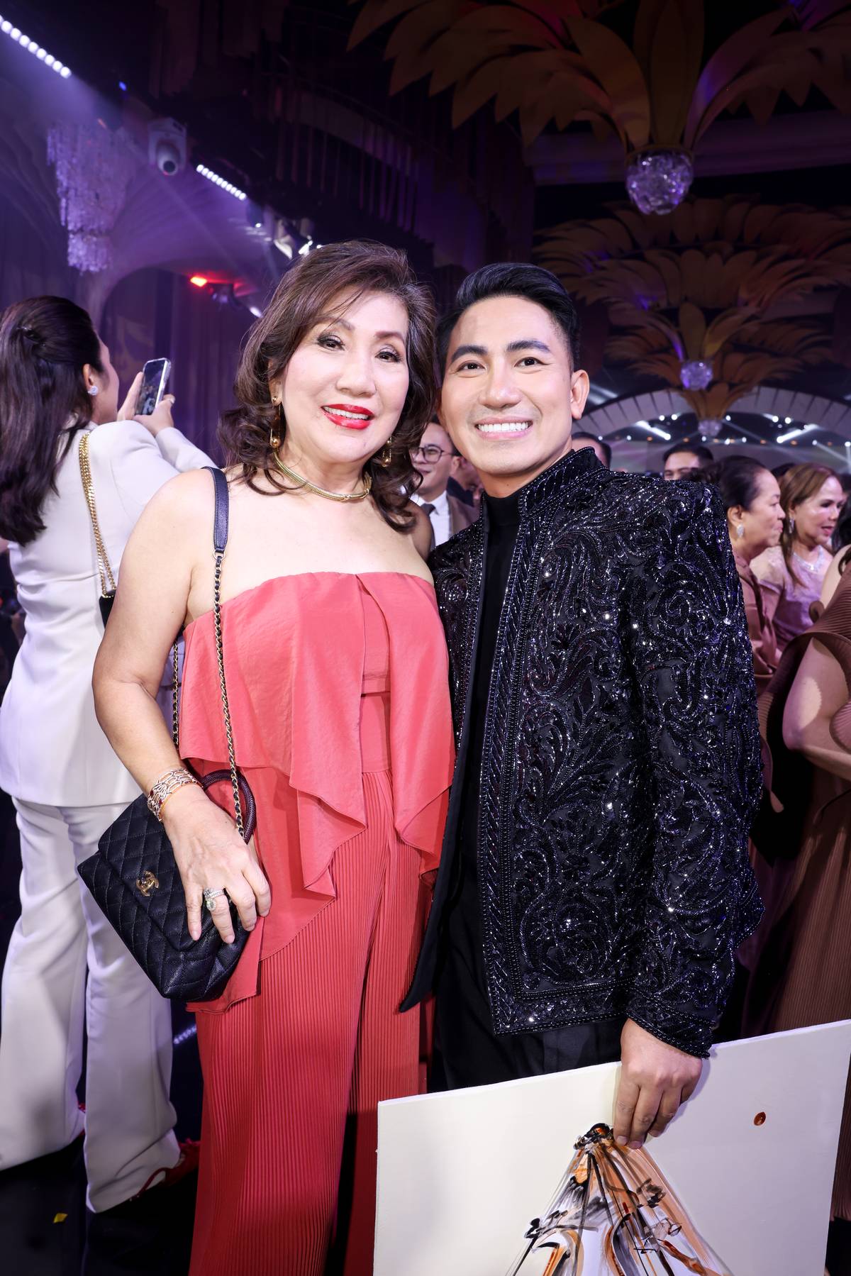 Connie Haw and Gideon Hermosa.