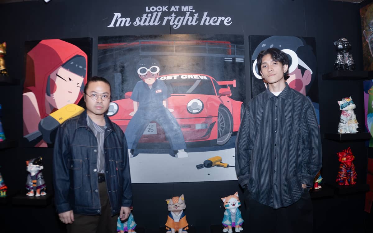 Art Toys' Raymond Ty and artist Vanny.