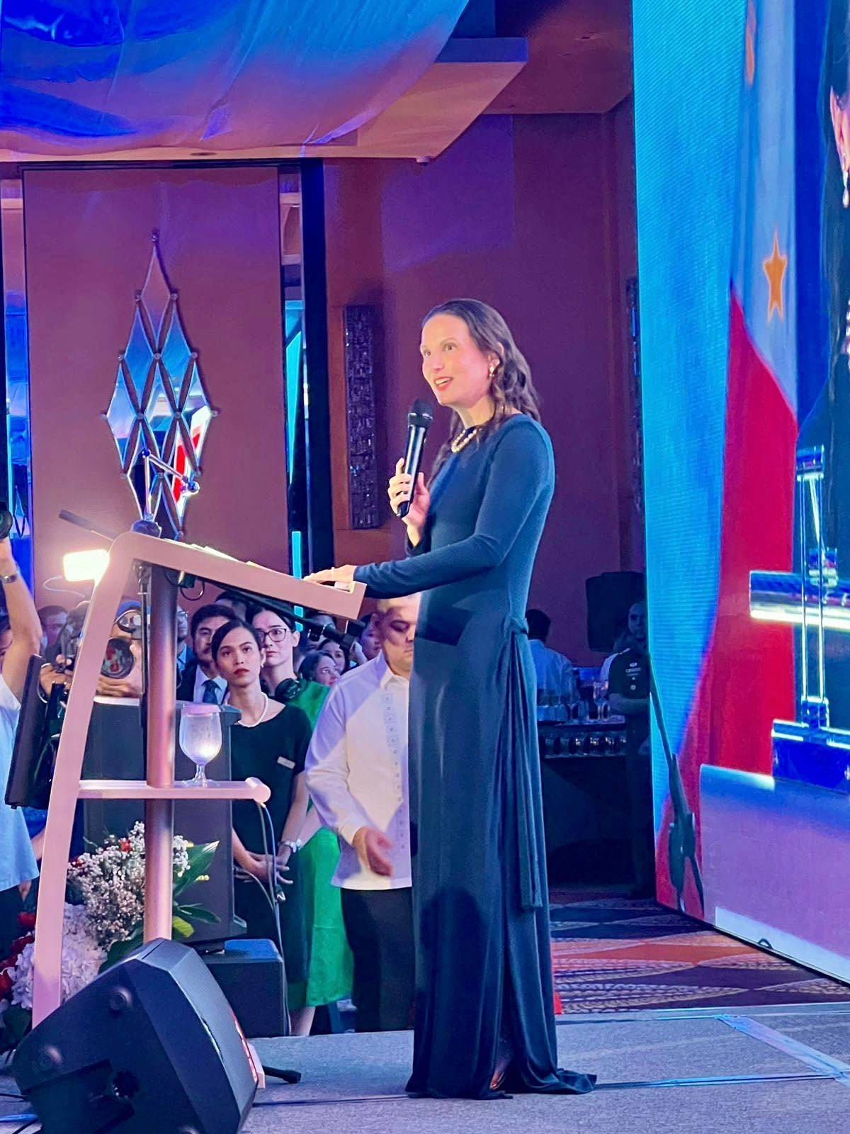 French Ambassador Marie Fontanel.