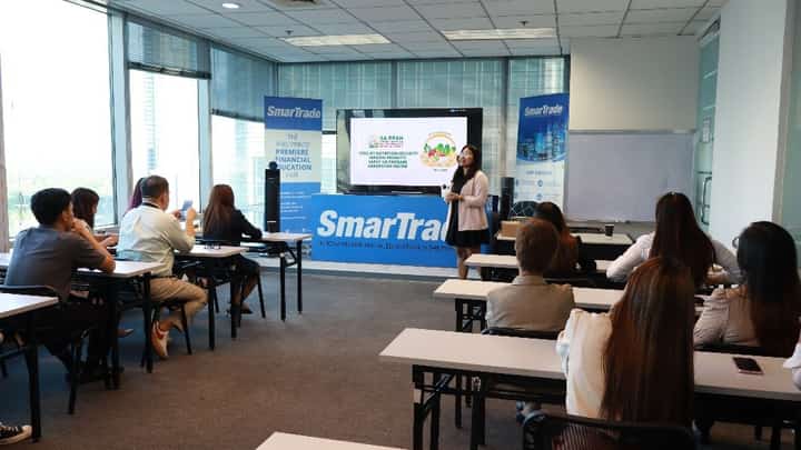 LICENSED nutritionist-dietitian Macy Lopez discusses healthy eating habits to SmarTrade employees during the Nutrition Month 2025 wellness talk held at the company’s office in Makati.