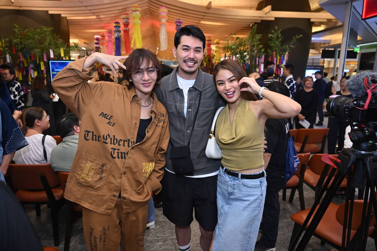 Rio Mizu, Kohei Sato and Yuki Sonoda.