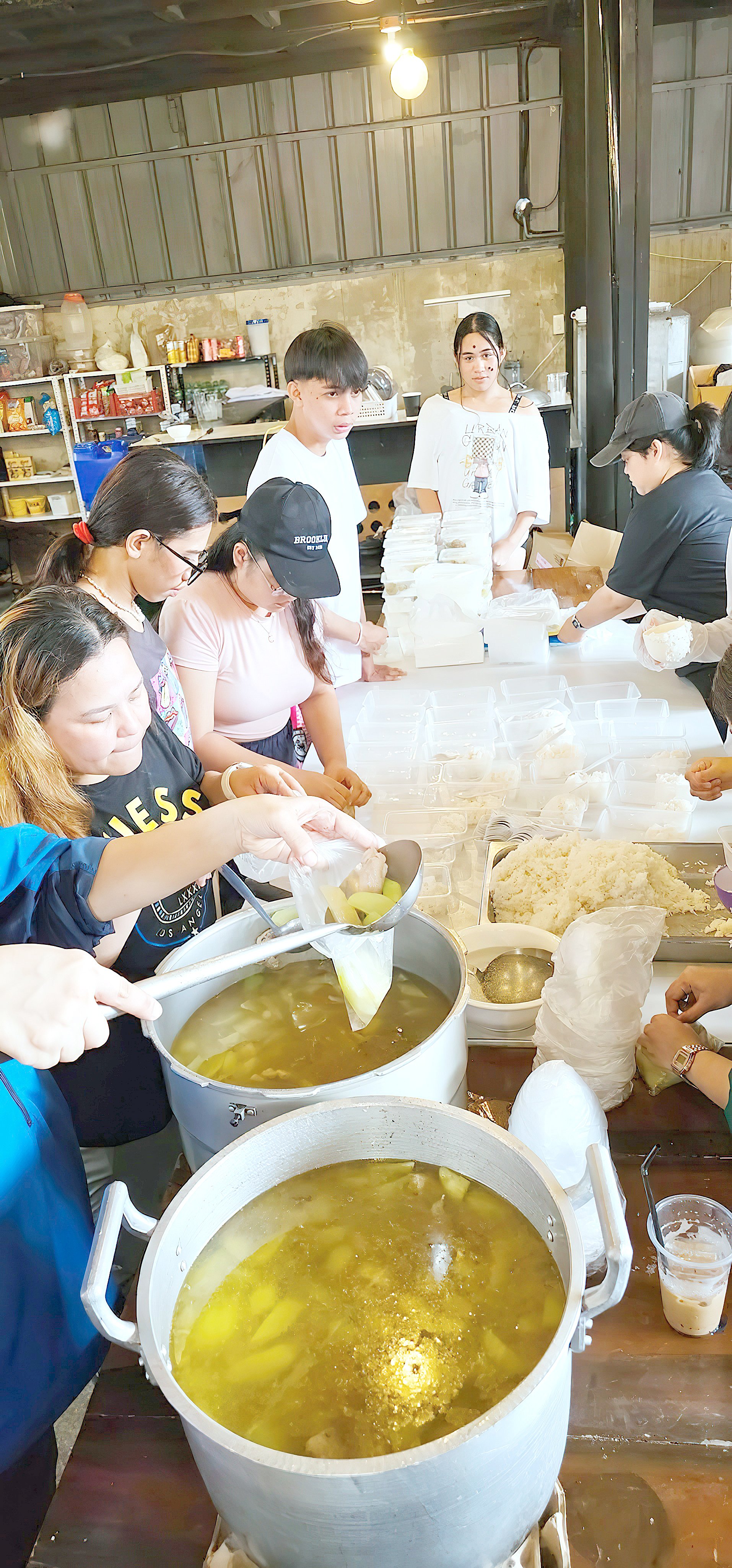 Assembly line at Trining’s Kitchen Stories in Marikina.