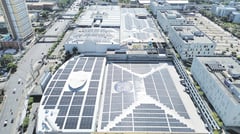 SM debuts biggest rooftop
solar panel system at SM Fairview