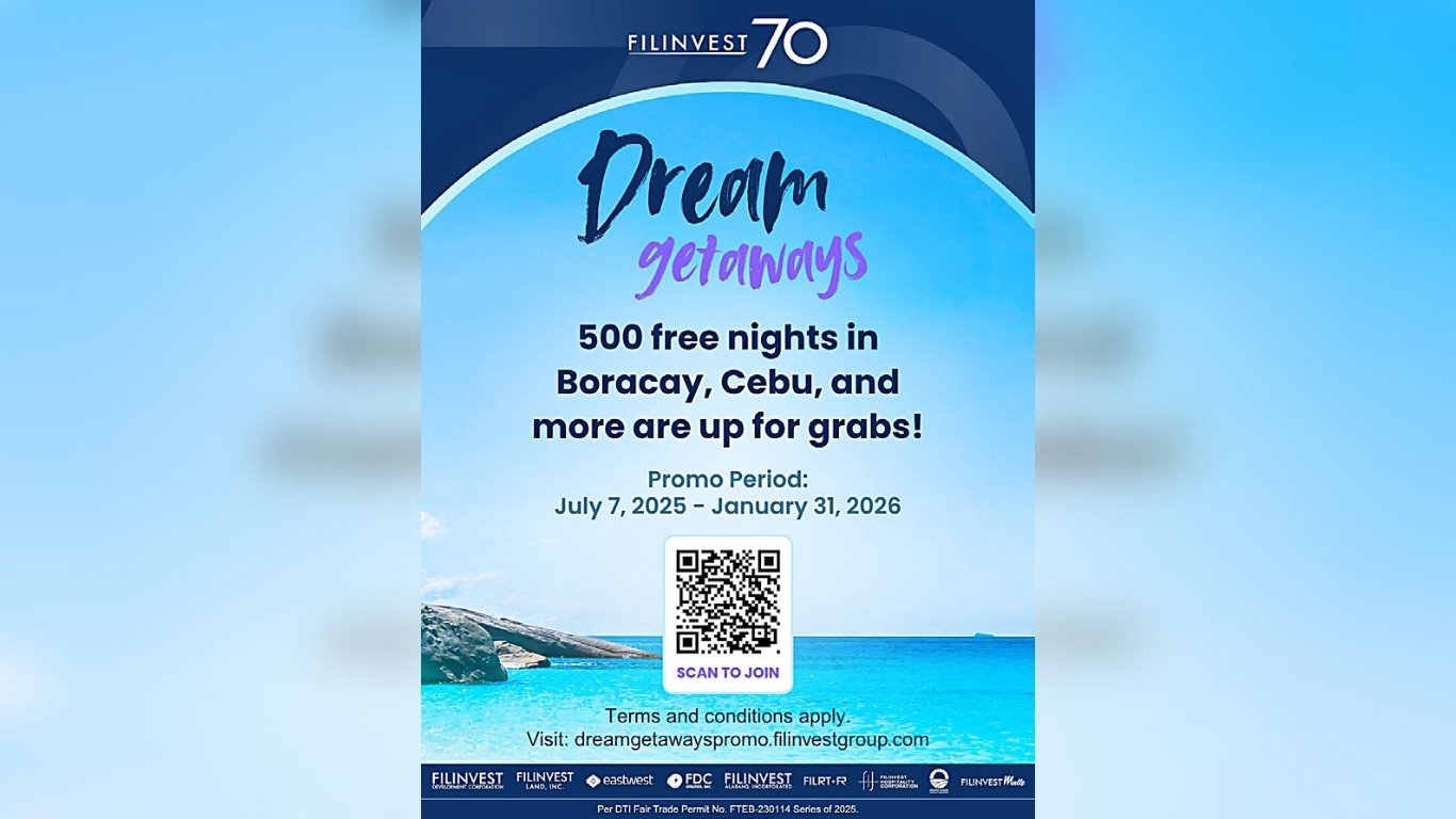 Experience 7 dream Getaways as Filinvest group turns 70!
