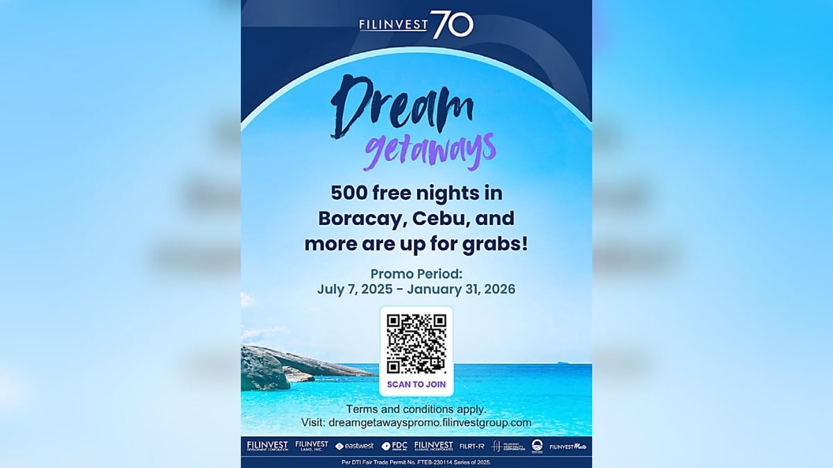 Experience 7 dream Getaways as Filinvest group turns 70!