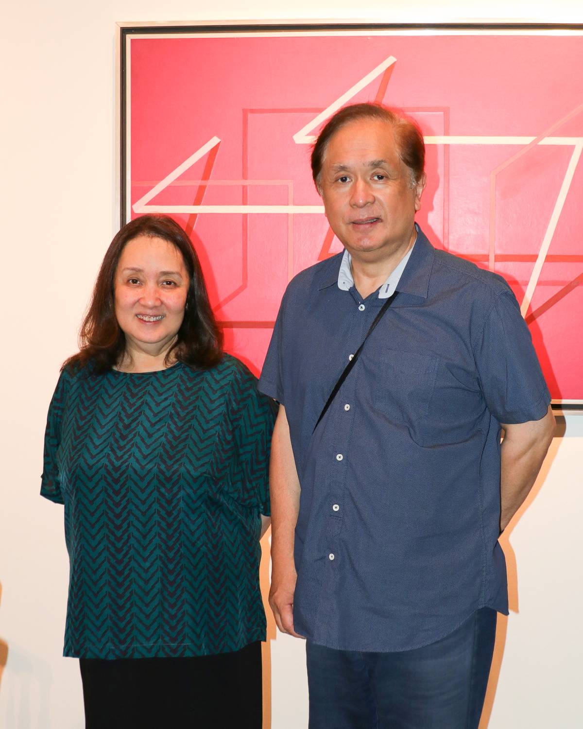 Dita Angara Mathay and Robbie Mathay.