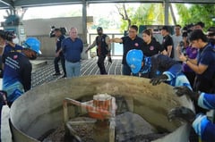 MMDA, DBM assess solid waste facility