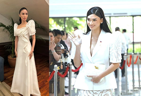Heart Evangelista, Pia Wurtzbach attend SoNA 2025 in white: Who wore it better?