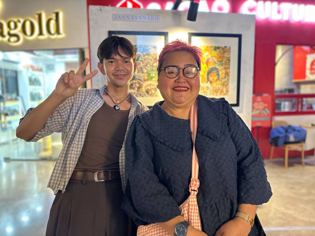 Jann Lynnard and Nina Custodio.