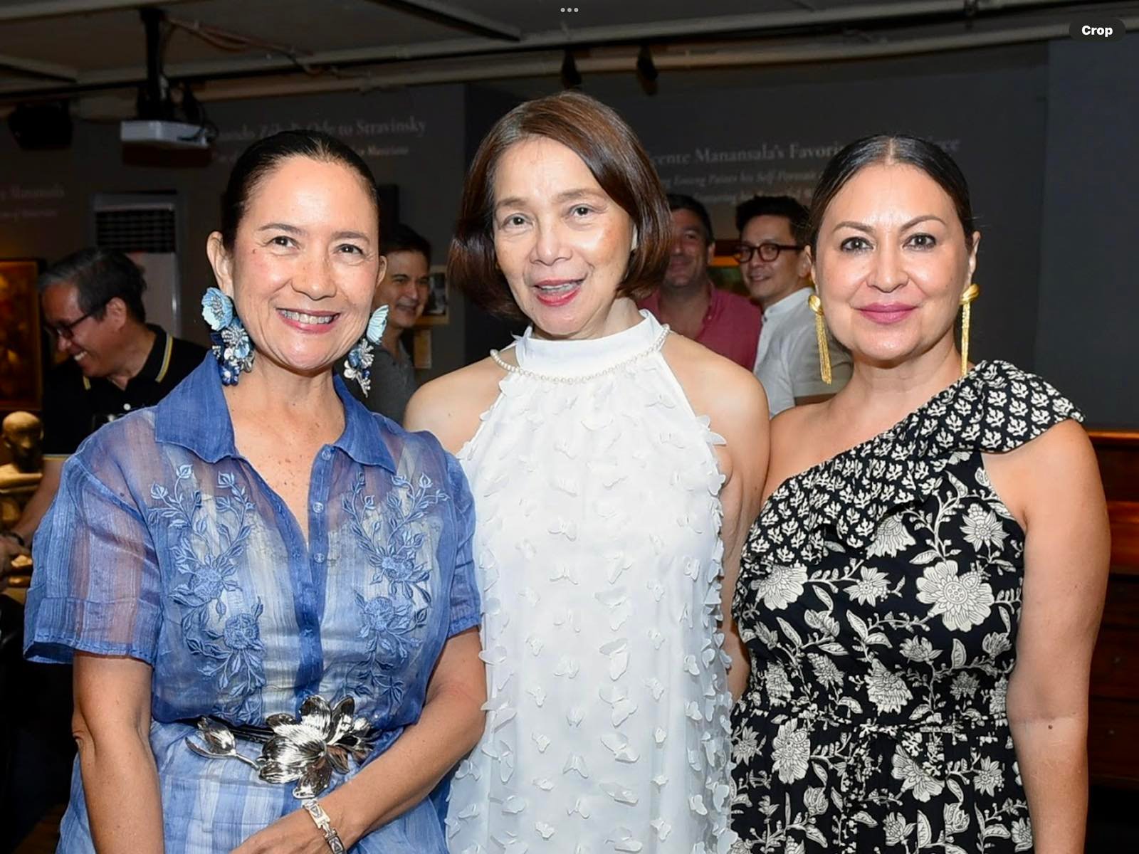Mia Borromeo, Marivic Rufino and Marilou Batchelor.