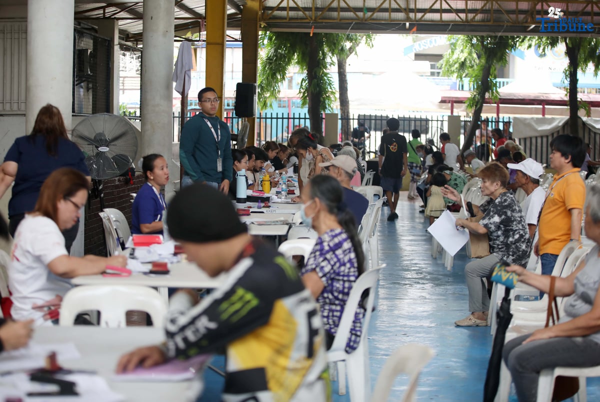 AID FOR LOLA AND LOLO | Indigent senior citizens receive their social pension for the first semester of 2025 during a payout organized by the Department of Social Welfare and Development, in partnership with the Quezon City Social Services Development Department and the Office for the Senior Citizens' Affairs, held at the Barangay Holy Spirit Covered Court in Quezon City on Thursday, July 31, 2025.