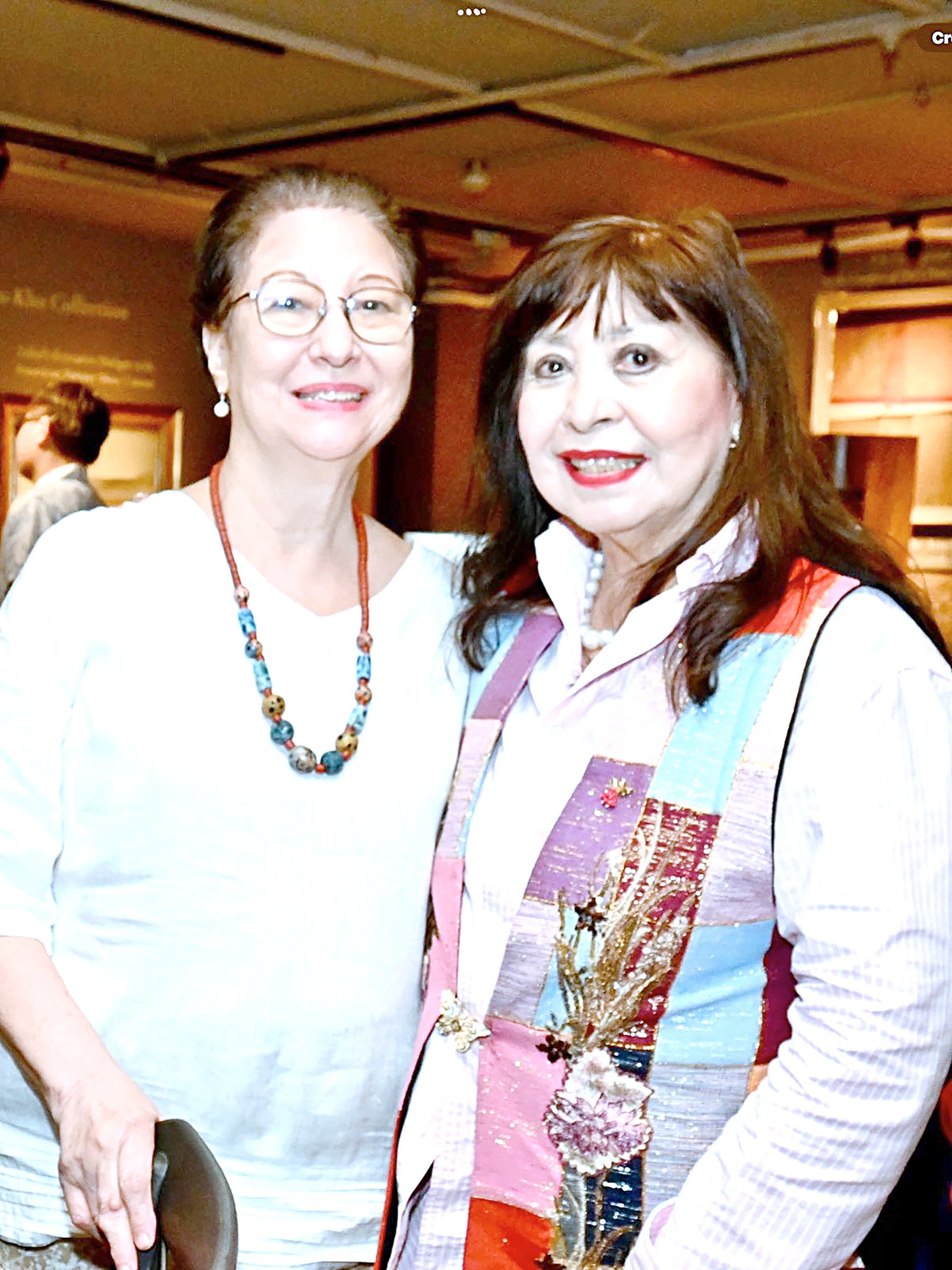 Sylvia Lichauco and Bing Carrion.