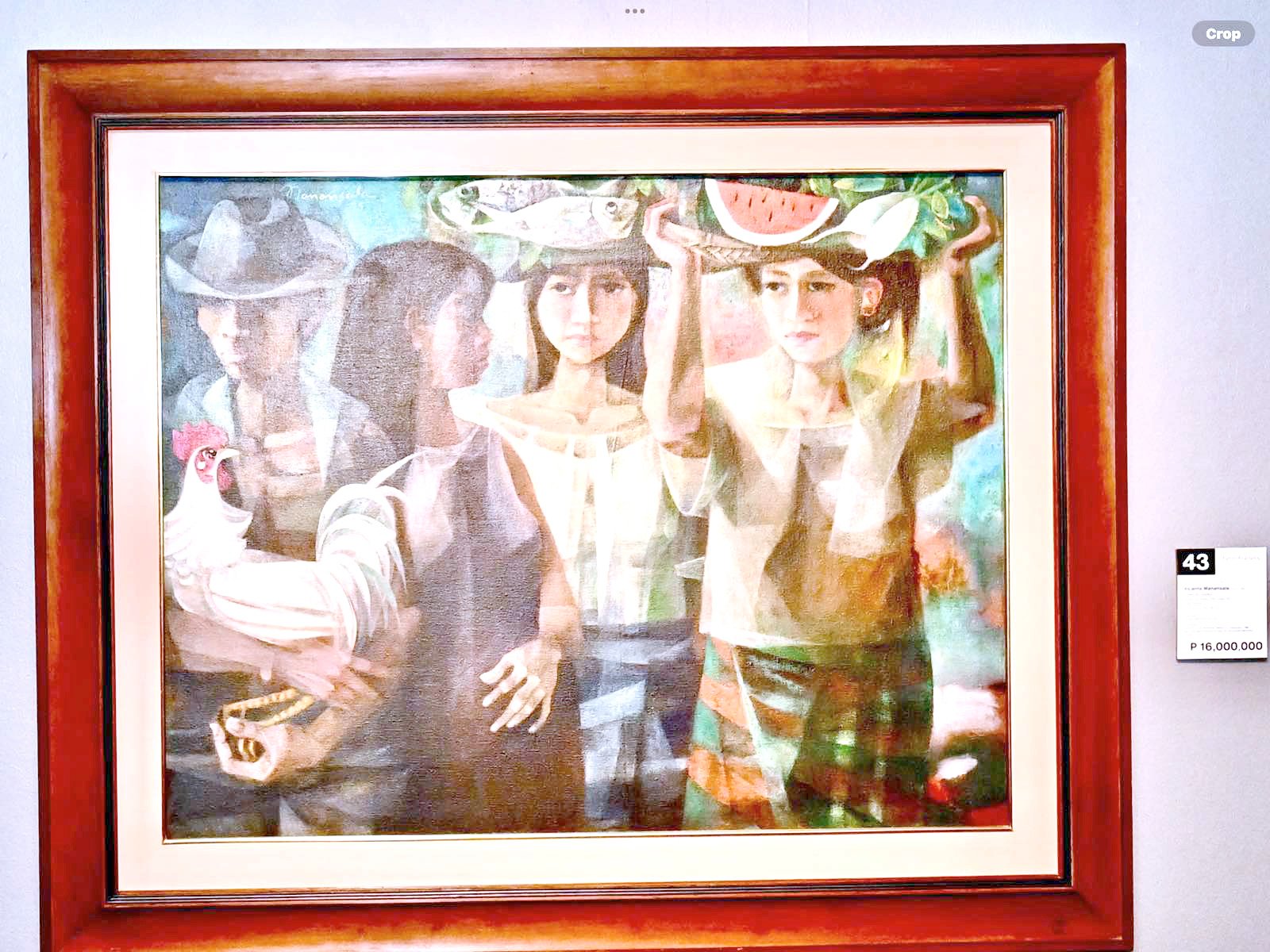 National Artist Vicente Manansala’s favorite masterpiece, ‘From the Market; (1975).